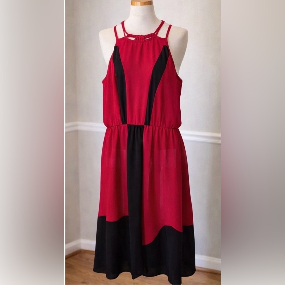 Gibson Latimer  Colorblock‎ Shift Dress Size Small